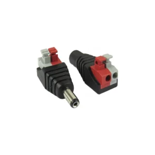 Conector de 2 pines de Presión a Jack / Plug DC (Hembra o Macho)