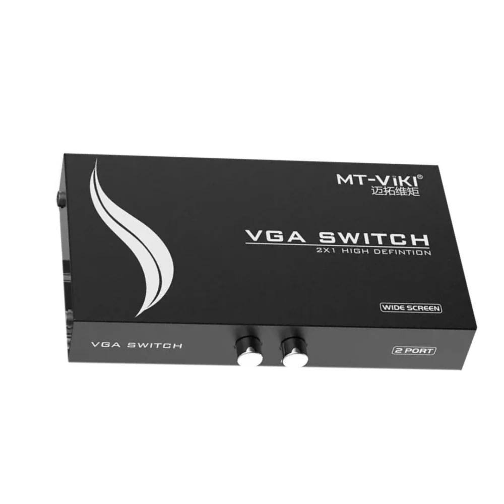 Conmutador VGA de 2 Puertos — Switch para Compartir Monitor - Imagen 2