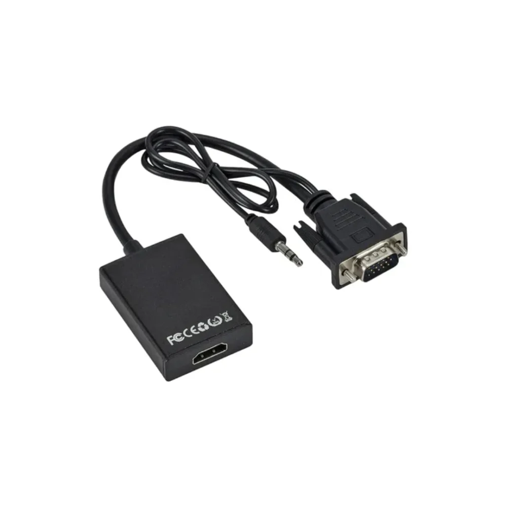 Cable Adaptador Convertidor VGA a HDMI con Audio
