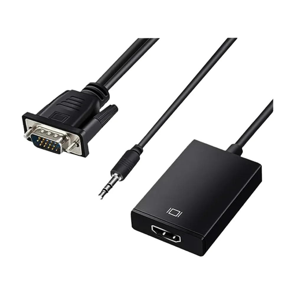 Cable Adaptador Convertidor VGA a HDMI con Audio - Imagen 2