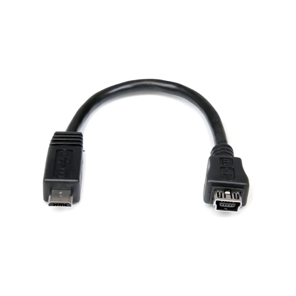 Cable Adaptador Micro USB a Mini USB (30 cm / 1.5 m)