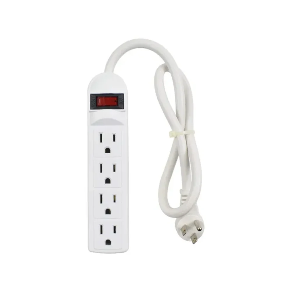 Extensión Multitoma Eléctrica de 4 Entradas
