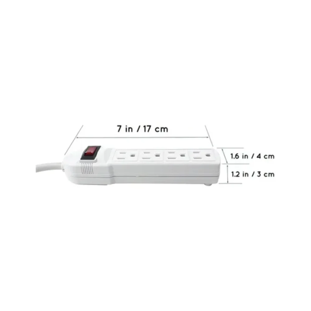 Extensión Multitoma Eléctrica de 4 Entradas - Imagen 2