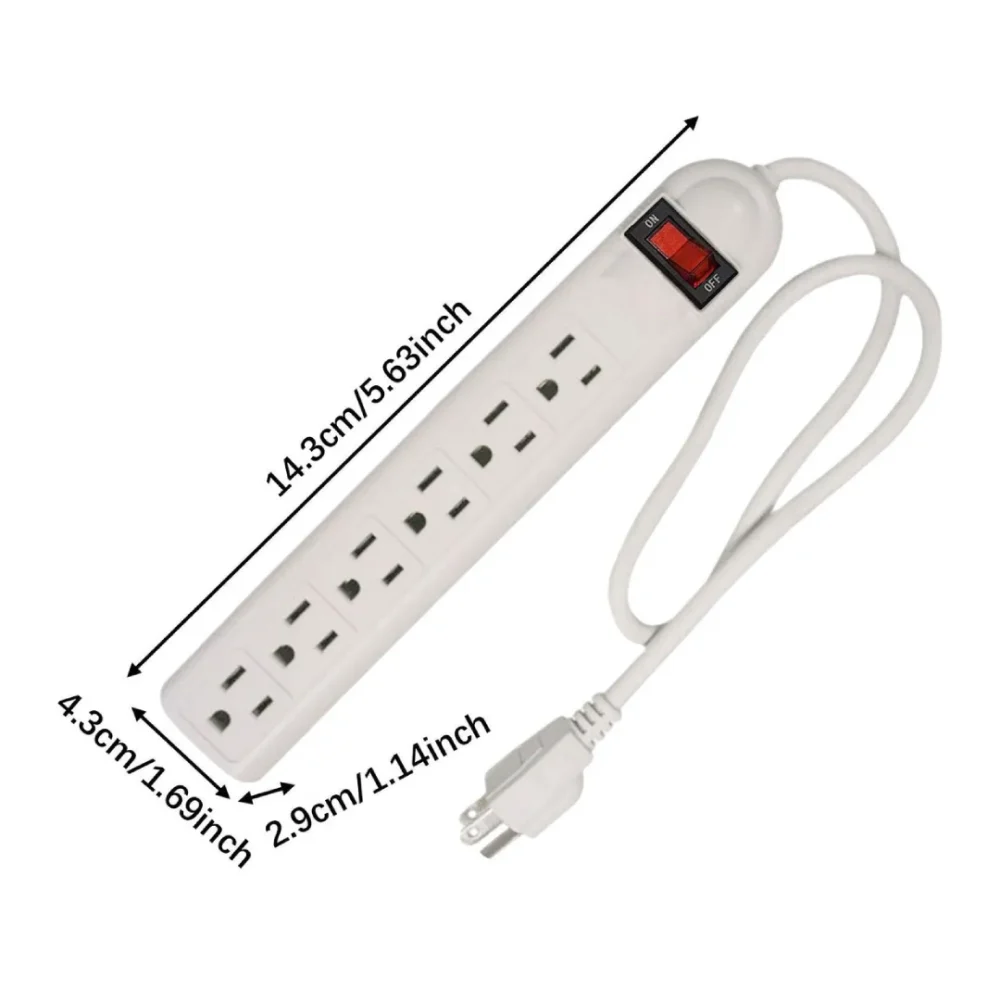 Extensión Multitoma Eléctrica 6 Entradas - Imagen 2