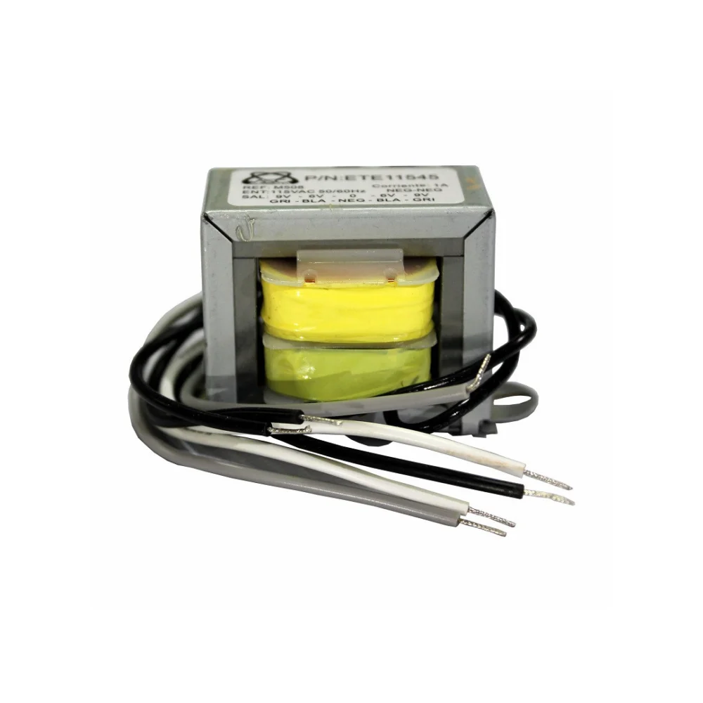 Transformador Con Tap central T508 6V/9V 1A -115VAC