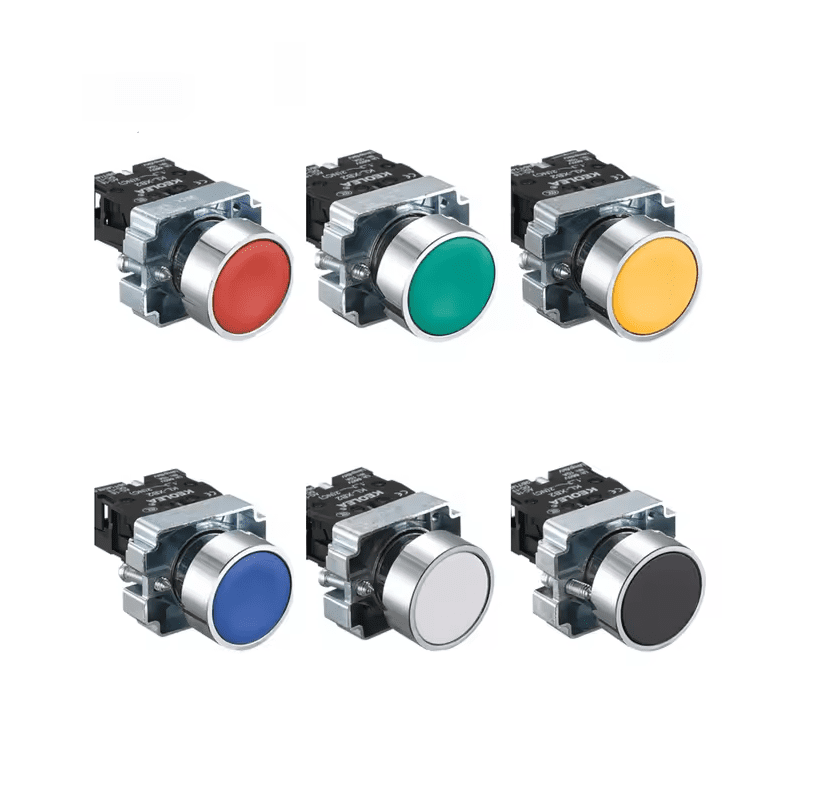 Interruptor Botón Momentáneo 22mm 10A 240V NC / NO