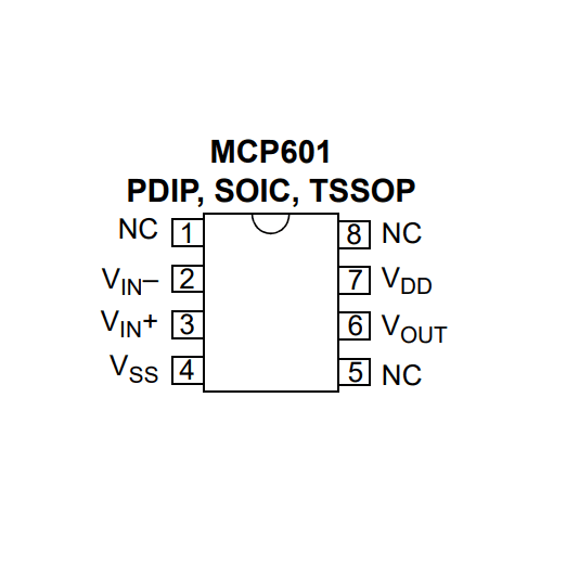 Amplificador Operacional MCP601 SMD - Imagen 3