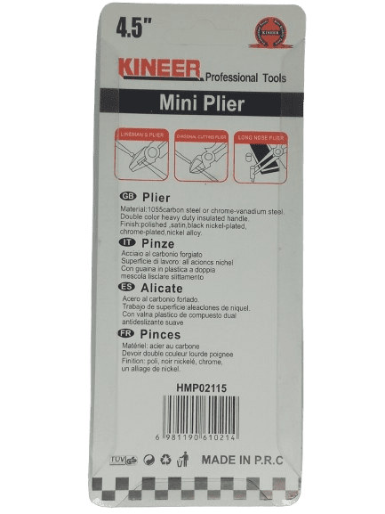Mini Alicates de Precisión en Acero al Carbono - Imagen 2
