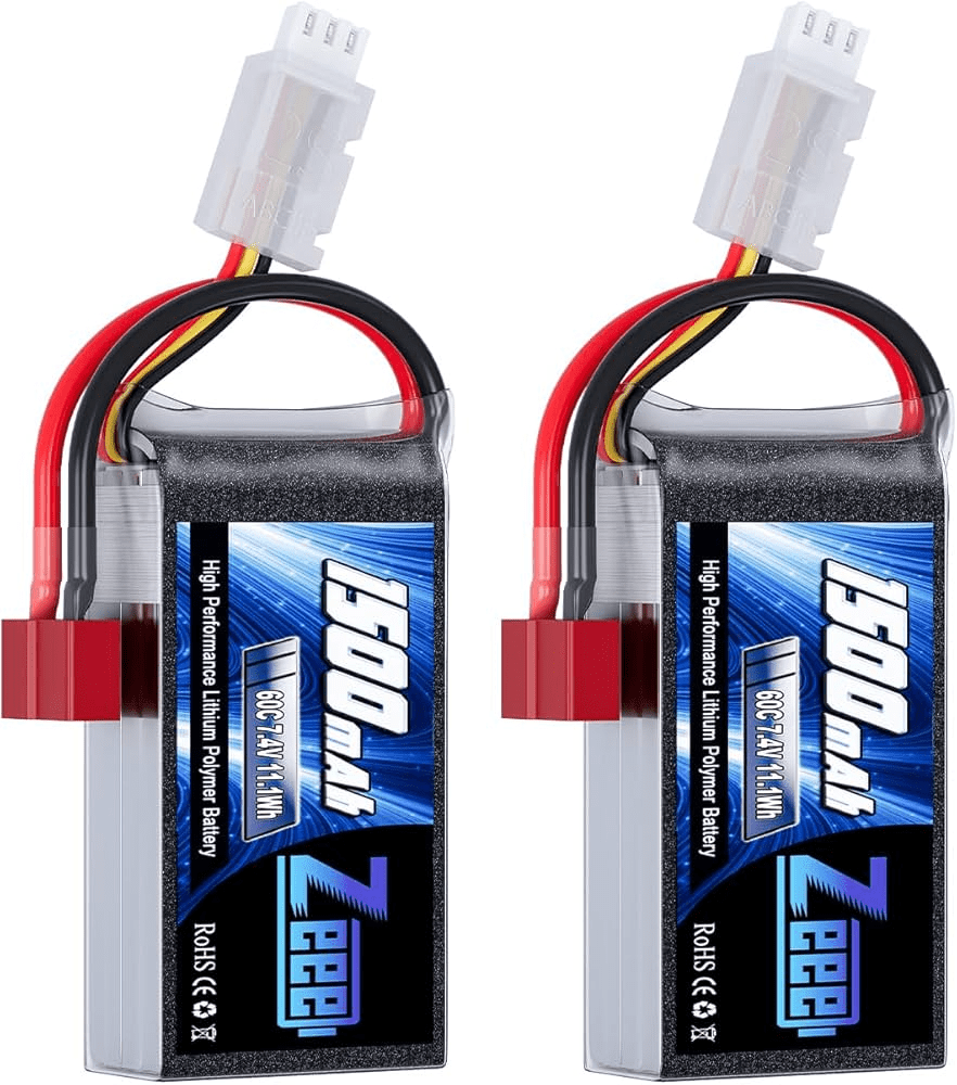Batería LiPo Zeee 2S 1500mAh 7.4V 60C con conector Dean T - Imagen 2