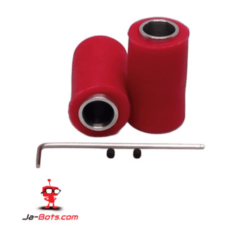 Llantas Seguidor de Línea Largas 23×40 mm Par Rojo