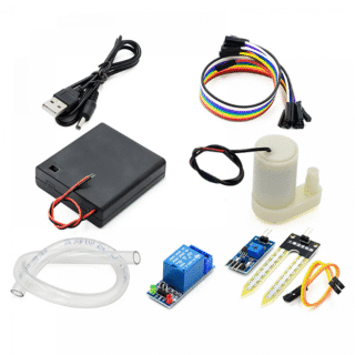 Kit DIY de Riego Automático con Sensor de Humedad de Suelo | Proyecto Escolar STEM