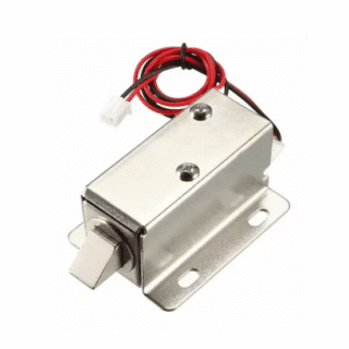 Cerradura Electromagnética Solenoide12V para Control de Acceso | Perno y Pestillo Electrónico