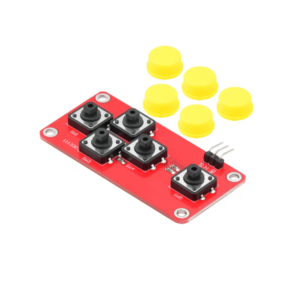 Arduino Complete Keyboard Module Módulo AD Keyboard para Arduino | Teclado Analógico 5 Botones