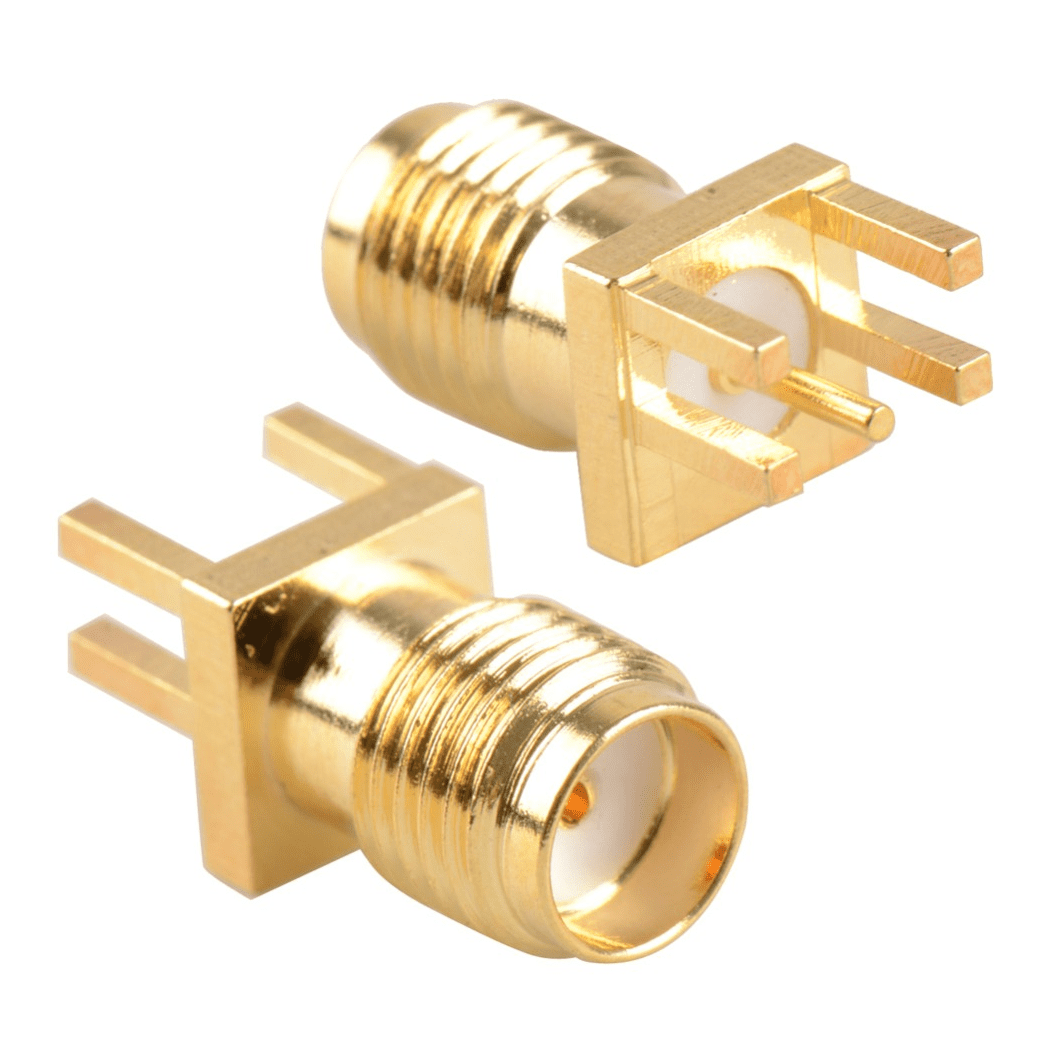 Conector SMA Hembra 1.6 mm Horizontal para PCB – Alta Frecuencia - Imagen 3