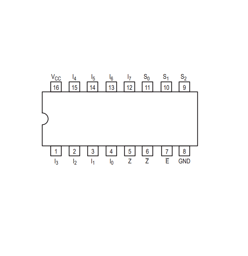 SN74LS151 Multiplexor Digital 8 a 1 TTL DIP SN74LS151 Multiplexor Digital 8 a 1 TTL DIP - Imagen 3