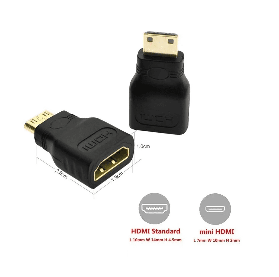 Adaptador Conversor HDMI a Mini HDMI – Conector Macho a Hembra Full HD - Imagen 4
