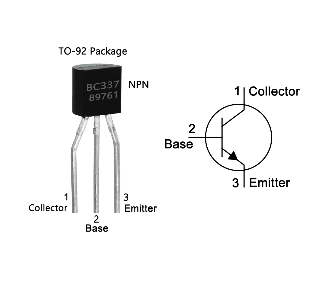 BC337-40 Transistor NPN de Alta Ganancia – TO-92 - Imagen 3
