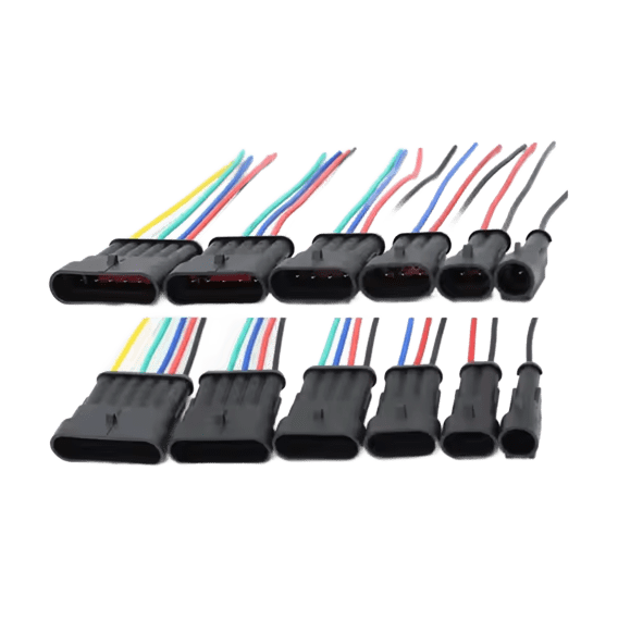 Conector Impermeable Automotriz Macho/Hembra 1/2/3/4/5/6 Pines - Imagen 3