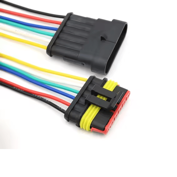 Conector Impermeable Automotriz Macho/Hembra 1/2/3/4/5/6 Pines - Imagen 8