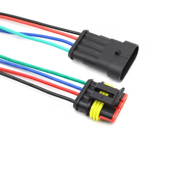 Conector Impermeable Automotriz Macho/Hembra 1/2/3/4/5/6 Pines - Imagen 6