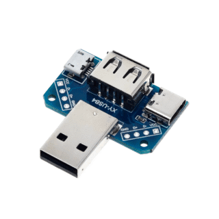 XY-USB4 USB-A a USB-C Hembra – Adaptador 4P Paso 2.54 mm