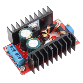 Convertidor DC-DC Boost 150W 10–32V a 12–35V 6A