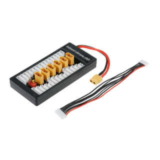 Placa de Carga Balanceada Paralela LiPo 2S–6S con Conector XT30