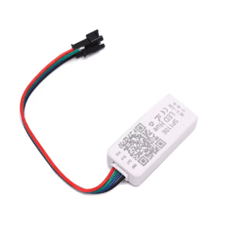 Controlador LED SP110E DC 5–12V con Conexión Bluetooth para Tiras LED WS2811 y WS2812B