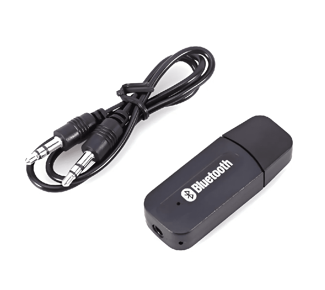 Receptor Bluetooth USB con Cable Aux 3.5mm Receptor Bluetooth USB con Cable Aux 3.5mm