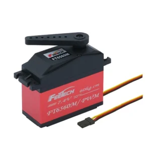 Mostrando su estructura metálica, tamaño y diseño robusto, ideal para aplicaciones de robótica, automatización industrial y sistemas de posicionamiento.