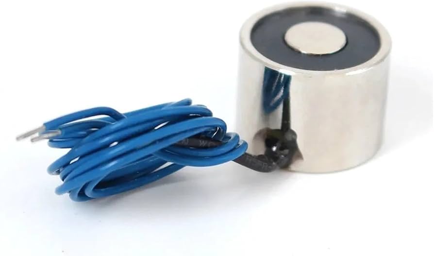 Electroimán Solenoide Mini de 5V-12V / 300mA - Fuerza de Empuje 500g Electroimán Solenoide Mini de 5V-12V / 300mA - Fuerza de Empuje 500g - Imagen 4