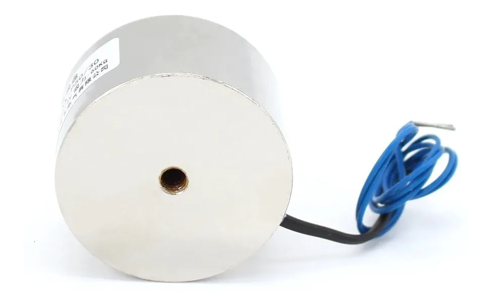 Electroimán Solenoide Mini de 5V-12V / 300mA - Fuerza de Empuje 500g Electroimán Solenoide Mini de 5V-12V / 300mA - Fuerza de Empuje 500g - Imagen 2