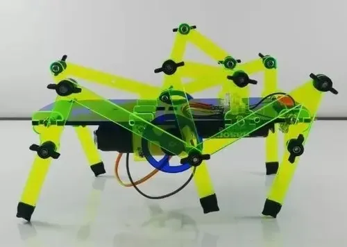 Chasis de Acrílico para Robot Hexápodo – Estructura para Robot Araña Chasis de Acrílico para Robot Hexápodo – Estructura para Robot Araña - Imagen 4