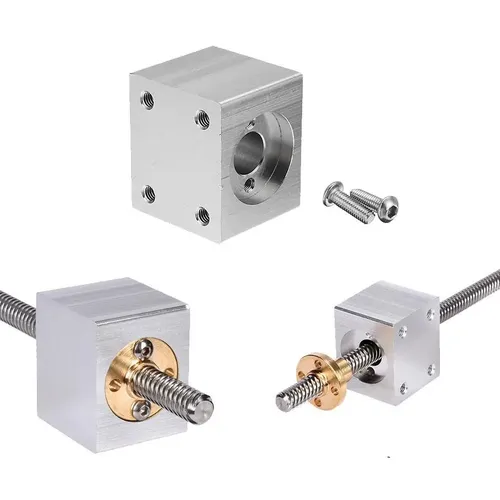 Soporte de Montaje en Aluminio para Tuerca de Husillo T8 Soporte de Montaje en Aluminio para Tuerca de Husillo T8 - Imagen 3