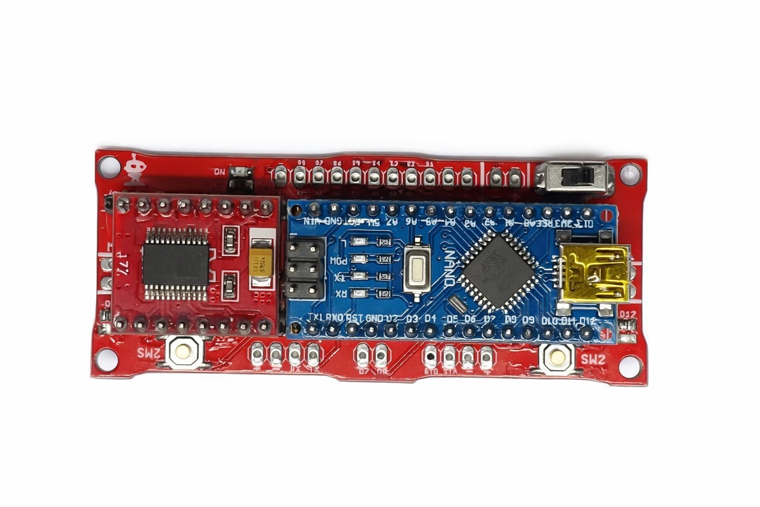 Tarjeta Seguidor de Línea - NanoBot v2.0 Tarjeta Seguidor de Línea - NanoBot v2.0
