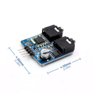modulo receptor fm tea5767, un módulo compacto utilizado para sintonizar emisoras de radio FM mediante control I2C en proyectos electrónicos, sistemas de audio y aplicaciones educativas.