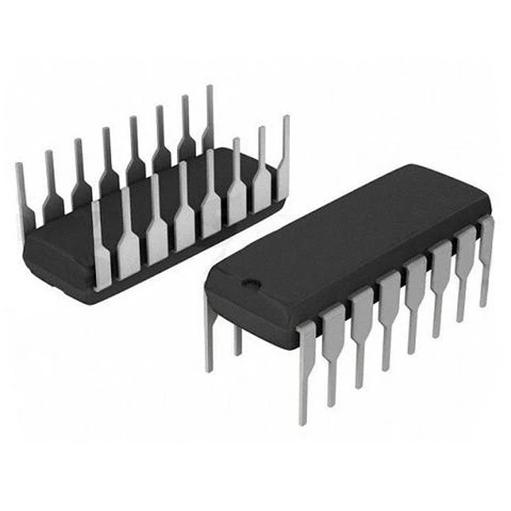 74HC259 Registro Direccionable 8 Bits circuito integrado 74HC259 en encapsulado DIP, utilizado para control y almacenamiento de salidas digitales en sistemas electrónicos.