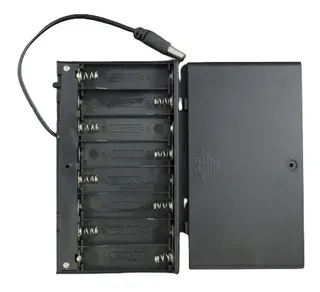 Porta Pilas 8 AA – porta pilas 8 aa con interruptor jack