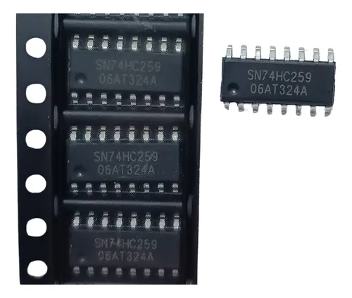 74HC259 Registro Direccionable 8 Bits 74HC259 Registro Direccionable 8 Bits - Imagen 4