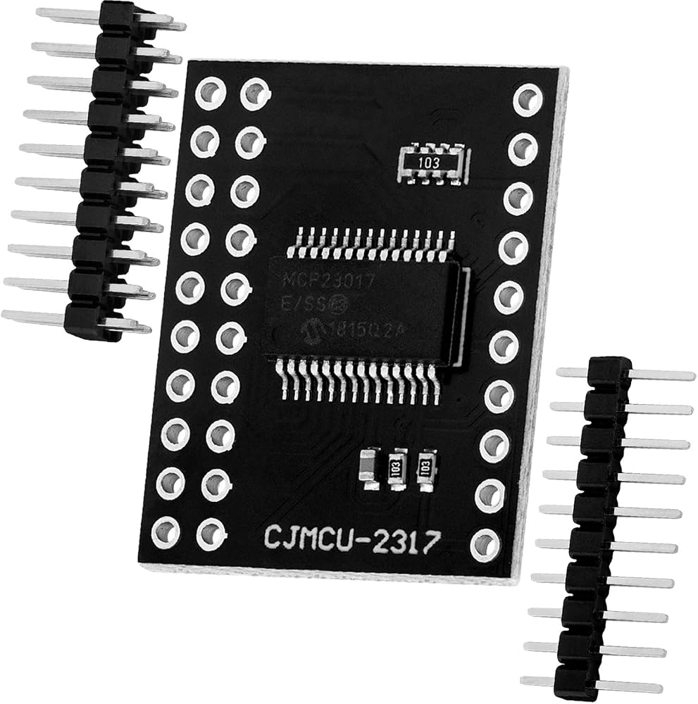 Módulo Expansor de Puertos MCP23017 I2C Módulo MCP23017 expansor de puertos I2C para ampliar entradas y salidas digitales en Arduino y Raspberry Pi