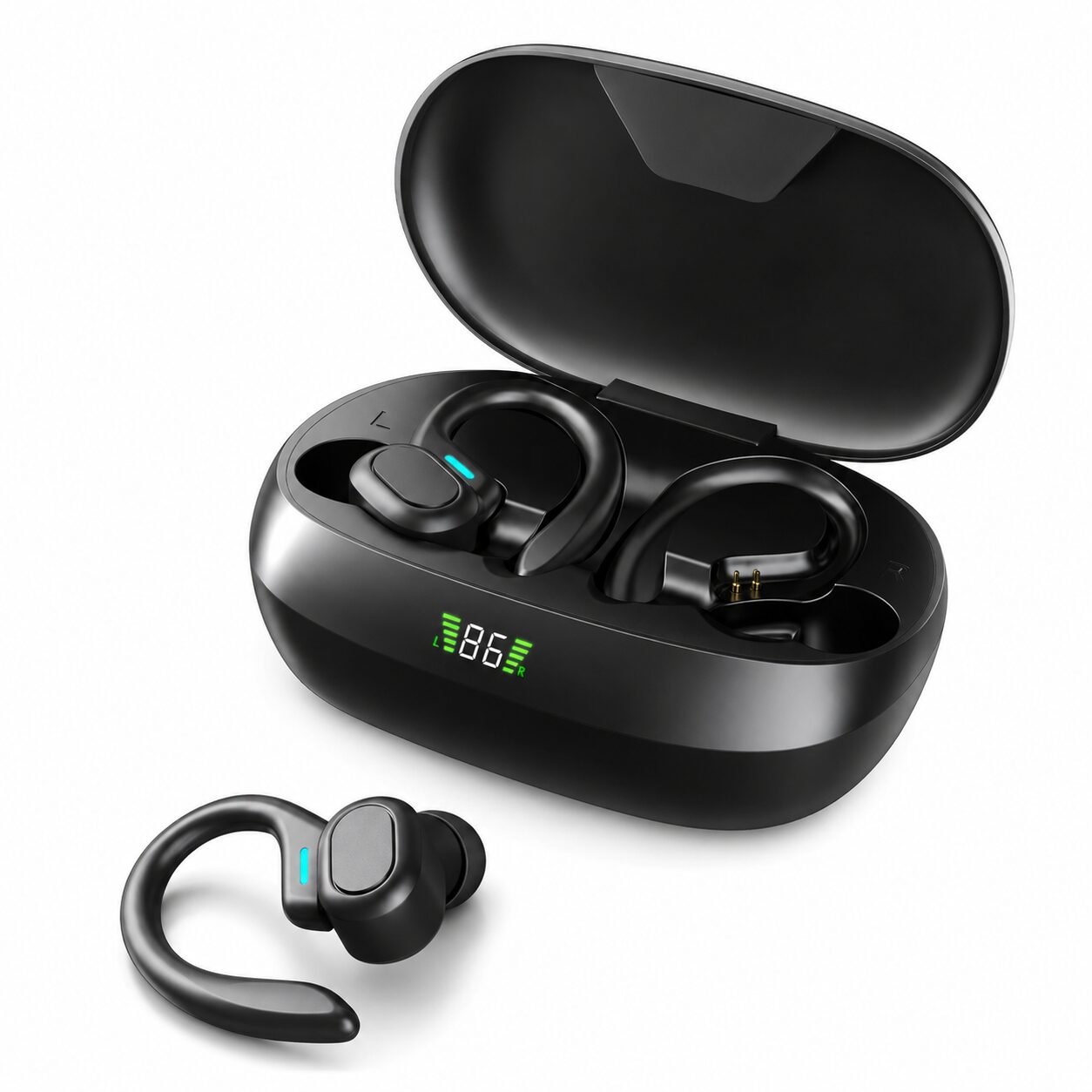 Audífonos Auriculares Deportivos con Gancho de Oreja Lenovo Audífonos Auriculares Deportivos con Gancho de Oreja Lenovo - Imagen 2
