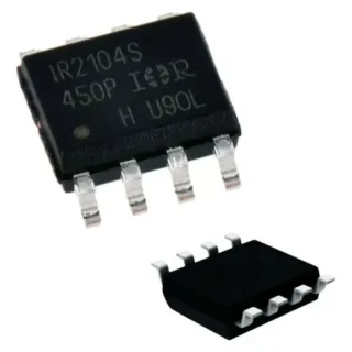 Integrado IR2104 SOP-8 controlador MOSFET e IGBT de lado alto y lado bajo para inversores y fuentes switching de hasta 600V