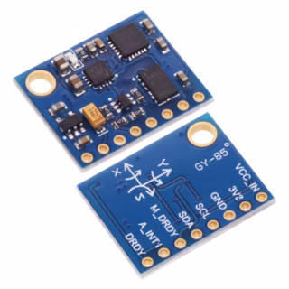 Módulo GY-85 con acelerómetro ADXL345, giroscopio ITG3205, magnetómetro HMC5883L y sensor BMP085 para Arduino y ESP32