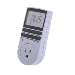 Temporizador digital TS-839 con programación cíclica de 24 horas para automatización y control eléctrico