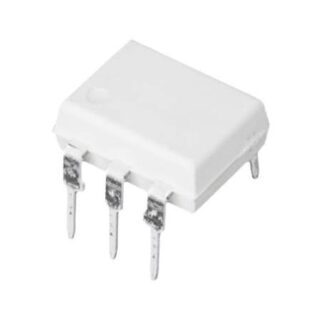 Optoacoplador 4N37 DIP-6 para aislamiento galvánico y protección de señales electrónicas
