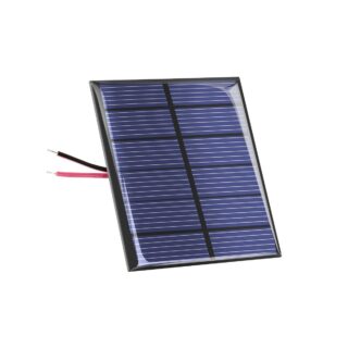 Panel de celdas solares para alimentar proyectos electrónicos, robótica y dispositivos de bajo consumo mediante energía solar.