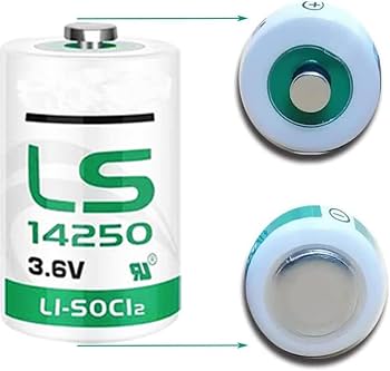 Batería de Litio 3.6V 1/2AA LS14250 TL-5902 con Pines para PLC, CNC Batería de Litio 3.6V 1/2AA LS14250 TL-5902 con Pines para PLC, CNC - Imagen 3