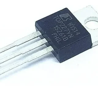 Circuito integrado TOP227YN TOPSwitch-II con MOSFET de 700V para fuentes de alimentación conmutadas AC-DC en encapsulado TO-220-3.