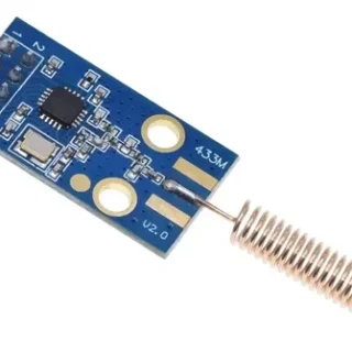 Módulo transceptor inalámbrico CC1101 de 433 MHz con interfaz SPI para Arduino, ESP32 y sistemas IoT.