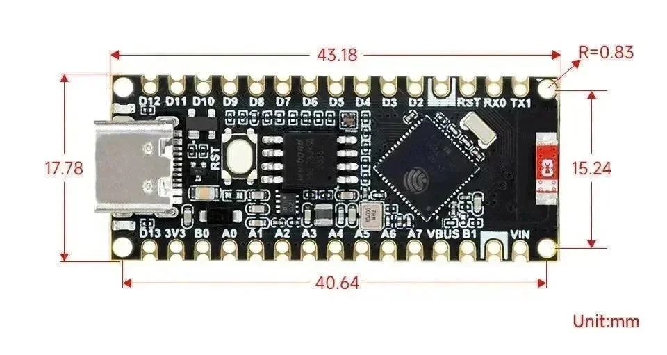 Placa de Desarrollo ESP32 Nano S3 Placa de Desarrollo ESP32 Nano S3 - Imagen 3